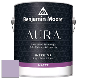 Benjamin Moore Aura 522 Interior Paint - Matte краска цвет 2072-50 Lavender Lipstick