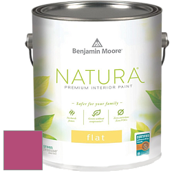 Benjamin Moore 512 Natura Interior Flat Finish матовая краска цвет 2079-30 Peony
