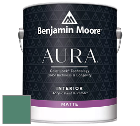 Benjamin Moore Aura 522 Interior Paint - Matte краска цвет 2041-30 Green Gables