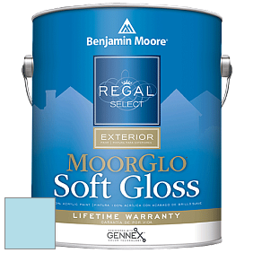 Benjamin Moore W096 Regal Select Exterior Paint-Moor GloSoft Gloss Finish краска цвет 778 Skylark Song