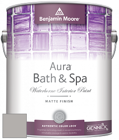 Benjamin Moore Aura 532 Bath & Spa Waterborne Interior Paint Matte Finish краска цвет AC-29 BM AC-29