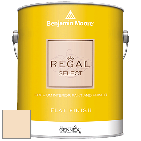 Benjamin Moore 547 Regal Select Waterborne Interior Flat Finish краска цвет 916 Cookie Dough