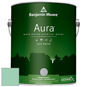 Benjamin Moore Aura 629 Waterborne Exterior Flat Finish краска цвет 585 Lady Liberty