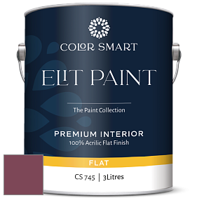 COLOR SMART CS 745 ELIT PAINT глубокоматовая моющаяся краска цвет 2083-20 Cranberry Cocktail