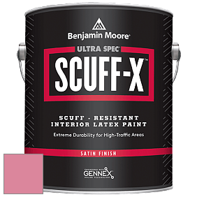 Benjamin Moore 486 Ultra Spec SCUFF-X Interior Satin Finish краска цвет 2087-40 Autumn Red