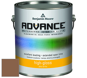 Benjamin Moore 794 Advance Interior Paint-High Gloss глянцевая алкидная эмаль цвет 2163-20 Pony Brown