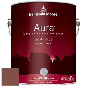 Benjamin Moore Aura 631 Waterborne Exterior Satin Finish краска цвет 2094-20 Copper Mine