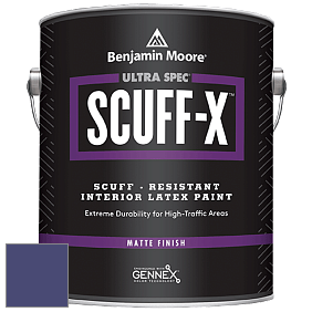 Benjamin Moore 484 Ultra Spec SCUFF-X Interior Matte Finish краска цвет 2068-20 Grape Gum