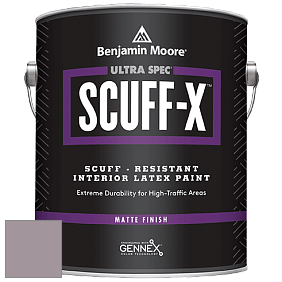 Benjamin Moore 484 Ultra Spec SCUFF-X Interior Matte Finish краска цвет 1447 Amethyst Sky