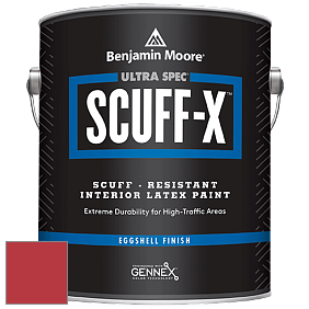 Benjamin Moore 485 Ultra Spec SCUFF-X Interior Eggshell Finish краска цвет 2000-10 Red