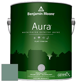 Benjamin Moore Aura 629 Waterborne Exterior Flat Finish краска цвет HC-136 BM HC-136