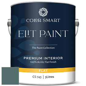 COLOR SMART CS 745 ELIT PAINT глубокоматовая моющаяся краска цвет 713 Polished Slate