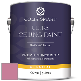 COLOR SMART CS 758 ULTRA CEILING PAINT ультраматовая краска цвет 2084-40 Precious Pink