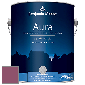Benjamin Moore Aura 632 Waterborne Exterior Semi-Gloss Finish краска цвет 2083-30 Old Claret