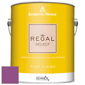 Benjamin Moore 547 Regal Select Waterborne Interior Flat Finish краска цвет 2074-30 Twilight Magenta