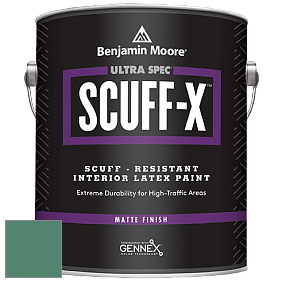 Benjamin Moore 484 Ultra Spec SCUFF-X Interior Matte Finish краска цвет 2041-30 Green Gables