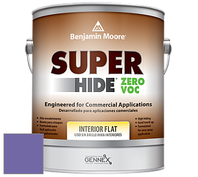 Benjamin Moore 355 Super Hide Zero Voc Interior Flat краска цвет NCS S 3050-R60B 