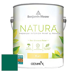 Benjamin Moore 514 Natura Interior Semi-Gloss Finish краска цвет RAL 6016 
