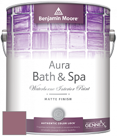 Benjamin Moore Aura 532 Bath & Spa Waterborne Interior Paint Matte Finish краска цвет NCS S 4030-R20B 