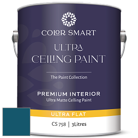 COLOR SMART CS 758 ULTRA CEILING PAINT ультраматовая краска цвет NCS S 5540-B 