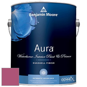 Benjamin Moore Aura 524 Waterborne Interior Eggshell Finish краска цвет 2078-30 Royal Fuchsia
