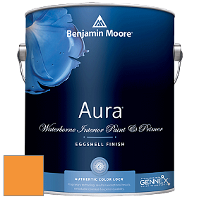 Benjamin Moore Aura 524 Waterborne Interior Eggshell Finish краска цвет 2017-30 Tangelo