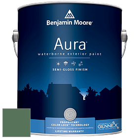 Benjamin Moore Aura 632 Waterborne Exterior Semi-Gloss Finish краска цвет 567 Balsam