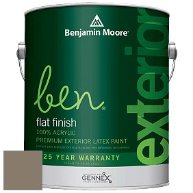 Benjamin Moore Ben 541 Waterborne Exterior Flat Finish краска цвет 979 Stampede