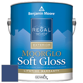 Benjamin Moore W096 Regal Select Exterior Paint-Moor GloSoft Gloss Finish краска цвет 2066-10 Blue