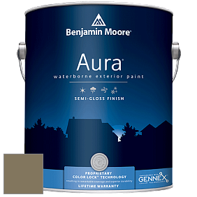 Benjamin Moore Aura 632 Waterborne Exterior Semi-Gloss Finish краска цвет 511 Pine Grove