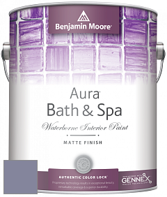 Benjamin Moore Aura 532 Bath & Spa Waterborne Interior Paint Matte Finish краска цвет NCS S 4020-R60B 