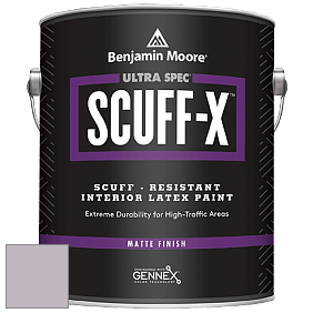 Benjamin Moore 484 Ultra Spec SCUFF-X Interior Matte Finish краска цвет 2115-50 Iced Mauve