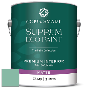 COLOR SMART CS 619 SUPREM ECO PAINT матовая краска цвет 621 Eucalyptus