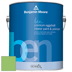 Benjamin Moore Ben W626 Premium Interior Latex Eggshell краска цвет 558 Killala Green