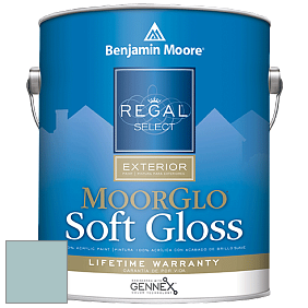 Benjamin Moore W096 Regal Select Exterior Paint-Moor GloSoft Gloss Finish краска цвет 717 Paradiso