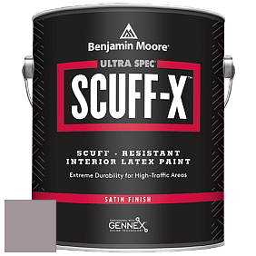 Benjamin Moore 486 Ultra Spec SCUFF-X Interior Satin Finish краска цвет 1447 Amethyst Sky