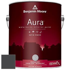 Benjamin Moore Aura 631 Waterborne Exterior Satin Finish краска цвет 2127-10 Twilight Zone