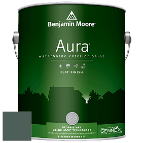 Benjamin Moore Aura 629 Waterborne Exterior Flat Finish краска цвет HC-134 BM HC-134
