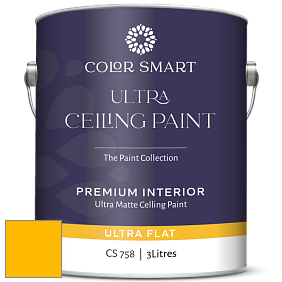 COLOR SMART CS 758 ULTRA CEILING PAINT ультраматовая краска цвет NCS S 0580-Y10R 