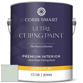 COLOR SMART CS 758 ULTRA CEILING PAINT ультраматовая краска цвет 694 Colony Green