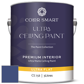 COLOR SMART CS 758 ULTRA CEILING PAINT ультраматовая краска цвет 2067-20 Starry Night Blue