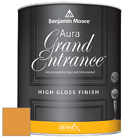 Benjamin Moore Aura 148 Grand Entrance High Gloss эмаль цвет 308 Golden Vista