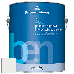 Benjamin Moore Ben W626 Premium Interior Latex Eggshell краска цвет 872 White Christmas