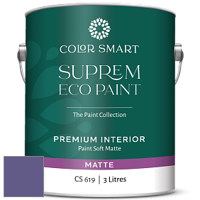 COLOR SMART CS 619 SUPREM ECO PAINT матовая краска цвет 1400 Your Majesty