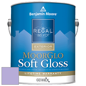 Benjamin Moore W096 Regal Select Exterior Paint-Moor GloSoft Gloss Finish краска цвет 2071-50 Amethyst Cream