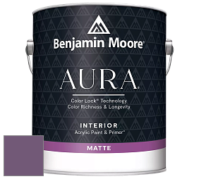 Benjamin Moore Aura 522 Interior Paint - Matte краска цвет 1372 Ultra Violet