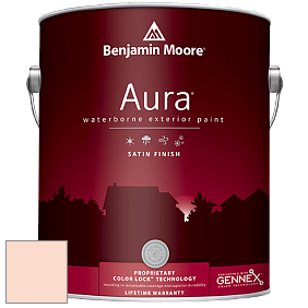 Benjamin Moore Aura 631 Waterborne Exterior Satin Finish краска цвет 2014-60 Whispering Peach