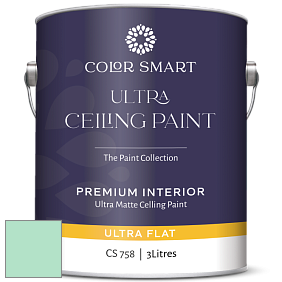 COLOR SMART CS 758 ULTRA CEILING PAINT ультраматовая краска цвет 576 Bahama Waters