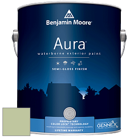 Benjamin Moore Aura 632 Waterborne Exterior Semi-Gloss Finish краска цвет 542 Corn Stalk