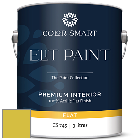 COLOR SMART CS 745 ELIT PAINT глубокоматовая моющаяся краска цвет 399 Exotic Lime